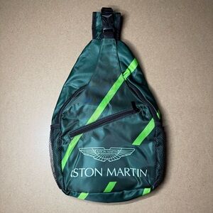 Aston Martin F1 Sling Backpack Racing Green Crossbody Bag Formula 1